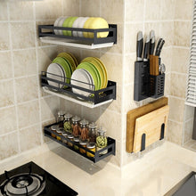 Load image into Gallery viewer, Free Of Punch Kitchen Shelving Wall Hanging Knife Rack Cutting Board Dishes